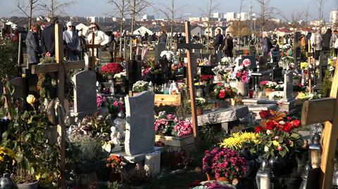 Polacy tłumnie ruszyli na cmentarze w dzień Wszystkich Świętych