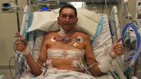 23.12.2020 | COVID-19 zniszczył płuca strażakowi. 45-latek przeszedł przeszczep i wraca do zdrowia