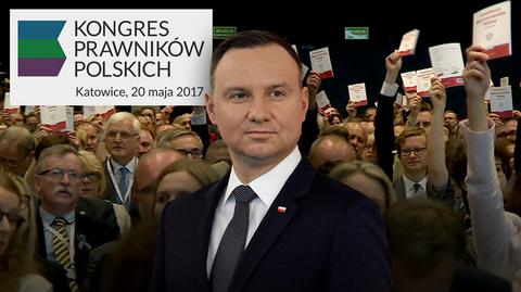 20.05.2017 | Pierwszy Kongres Prawników Polskich. Głos środowiska przeciwko zmianom, buczenie i okrzyki "konstytucja"