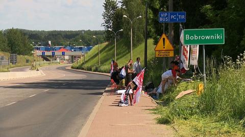 07.06.2021 | Trzeci dzień protestu na granicy z Białorusią