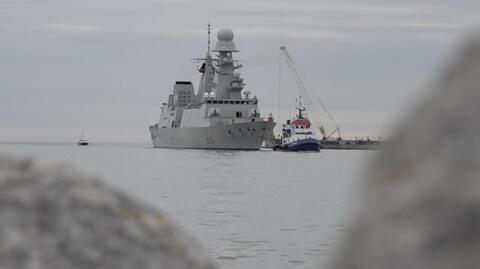 Caio Duilio przypłynął do Gdyni. Włoski okręt wzmocni ochronę przeciwlotniczą