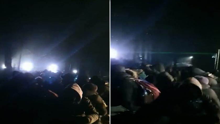 22.11.2021 | Straż Graniczna: grupa około 150 migrantów próbowała sforsować granicę w okolicach Dubicz Cerkiewnych