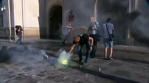 Protest Agrounii przed resortem rolnictwa