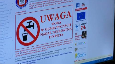 Wyniki były w piątek, informacja w poniedziałek. Śledczy badają sprawę zatrucia wody