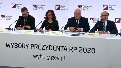 29.06.2020 | PKW podała wyniki z ponad 99 procent obwodów. Trzaskowski i Duda w drugiej turze