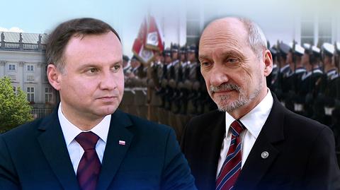 09.08.2017 | Ciąg dalszy konfliktu Andrzej Duda-Antoni Macierewicz. "Wojna pokazująca brak spójnej polityki obronnej"