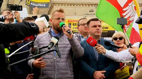 "Strajk przedsiębiorców". Paweł Tanajno zatrzymany, wyjaśnienia policji