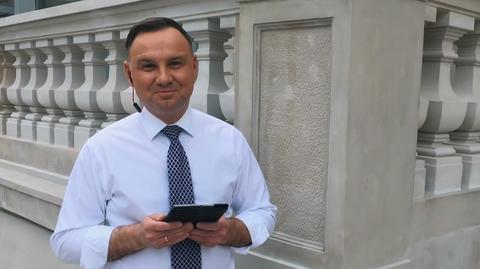 12.05.2020 | "Walczą z ostrym cieniem mgły". Andrzej Duda nagrał #hot16challenge2