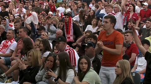 Polscy kibice do ostatniej chwili wierzyli w zwycięstwo Biało-Czerwonych