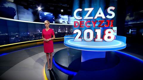 21.10.2018 | Nowoczesna technologia i pierwsze wyniki. Wieczór wyborczy w TVN24