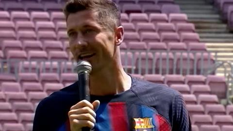 05.08.2022 | Robert Lewandowski oficjalnie przywitany przez kibiców FC Barcelony