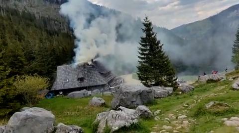 01.06.2022 | Pożar w schronisku na Hali Kondratowej. Nikt nie ucierpiał