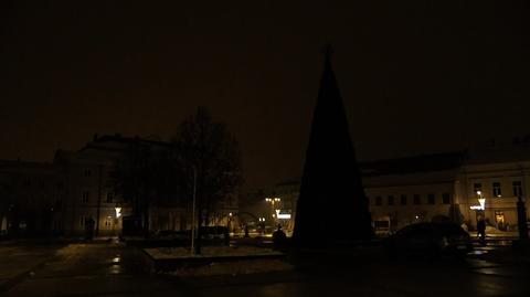 22.12.2022 | Akcja "Godzina dla Ukrainy". W wielu miastach zgasły świąteczne iluminacje