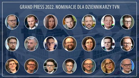 Dziennikarze TVN z 14 nominacjami w konkursie Grand Press