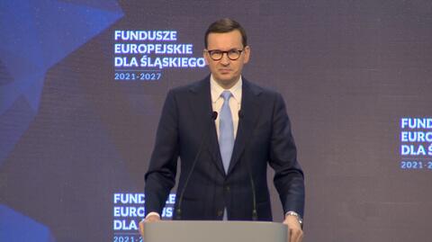 Premier na Śląsku mówił o unijnych środkach na rozwój regionu, ale o miliardach z KPO nie wspomniał