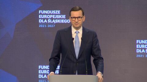 Premier na Śląsku mówił o unijnych środkach na rozwój regionu, ale o miliardach z KPO nie wspomniał
