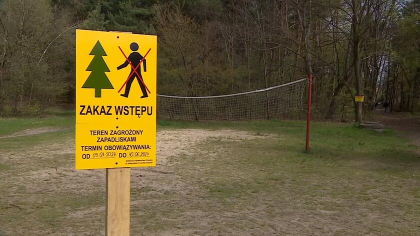 Trzebinia: wojewoda małopolski wydał zakaz wstępu na tereny zagrożone zapadliskami
