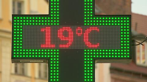 Wyjątkowo ciepły Nowy Rok. Temperatura w Warszawie wyniosła prawie 19 stopni Celsjusza