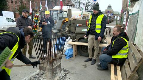 Zmiana ministra nie zakończyła protestu rolników w Szczecinie