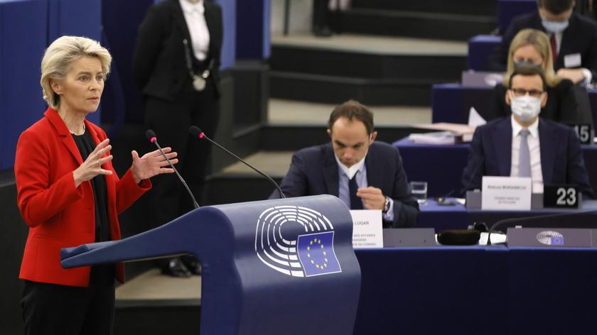 Debata o praworządności w Parlamencie Europejskim. Szefowa KE: zalecenia dla Polski są jasne