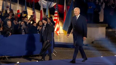 Joe Biden w Warszawie: Ukraina nigdy nie będzie zwycięstwem Rosji