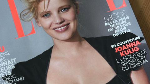 "Narodziny wielkiej aktorki". Joanna Kulig na okładce "Elle"