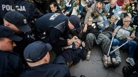 Obywatelskie nieposłuszeństwo Frasyniuka? "Każdy ma prawo protestować"