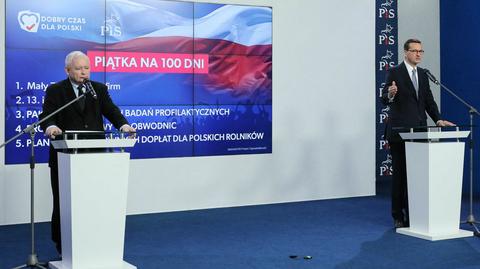PiS zapowiada "piątkę" na pierwsze 100 dni rządu