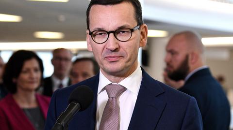 Pozycja premiera Morawieckiego w związku z aferą KNF. Sondaż dla "Faktów" TVN i TVN24