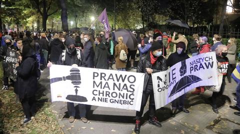 Protesty po decyzji Trybunału Konstytucyjnego