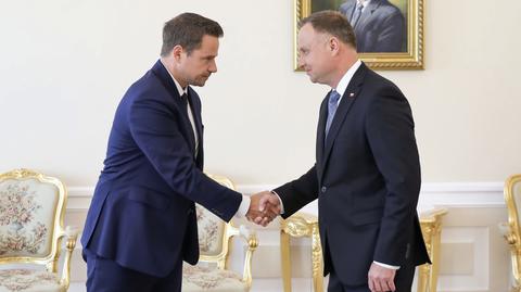 Rafał Trzaskowski w Pałacu Prezydenckim. "To nie było spotkanie kurtuazyjne"