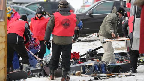 Tragedia w Bukowinie Tatrzańskiej. Zerwany dach uderzył w grupę turystów