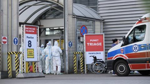 W szpitalu tymczasowym w Poznaniu zabrakło tlenu. Interweniowały służby i wojewoda