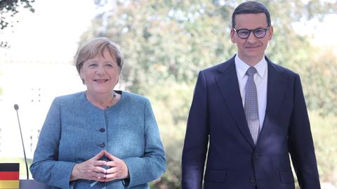 Wizyta Angeli Merkel w Polsce. Kanclerz Niemiec spotkała się z premierem Mateuszem Morawieckim