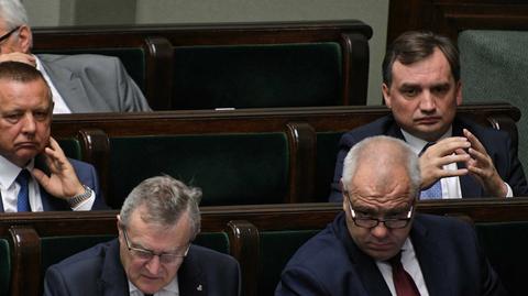 Wotum nieufności wobec Zbigniewa Ziobry. Koalicja czeka na decyzję marszałek Elżbiety Witek